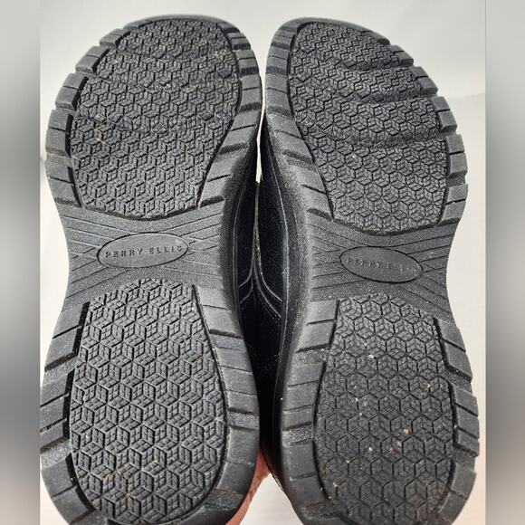 Perry Ellis Portfolio Men's Black Shoes Lace up Eldridge Ultra Foam Comfort 11 - Picture 8 of 10